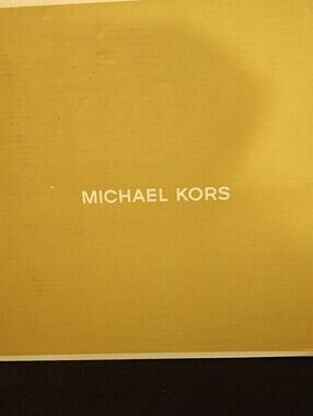 Michael Kors Claudia Mid  Leather Heel Size 8m Ankle Strap